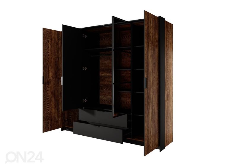 Riidekapp Milton B 223 cm suurendatud