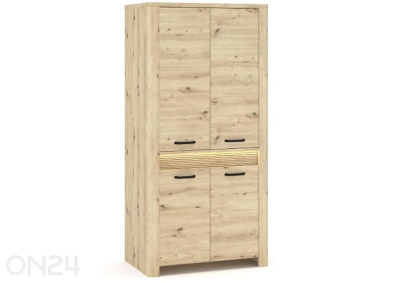 Riidekapp Moris 96 cm + LED suurendatud