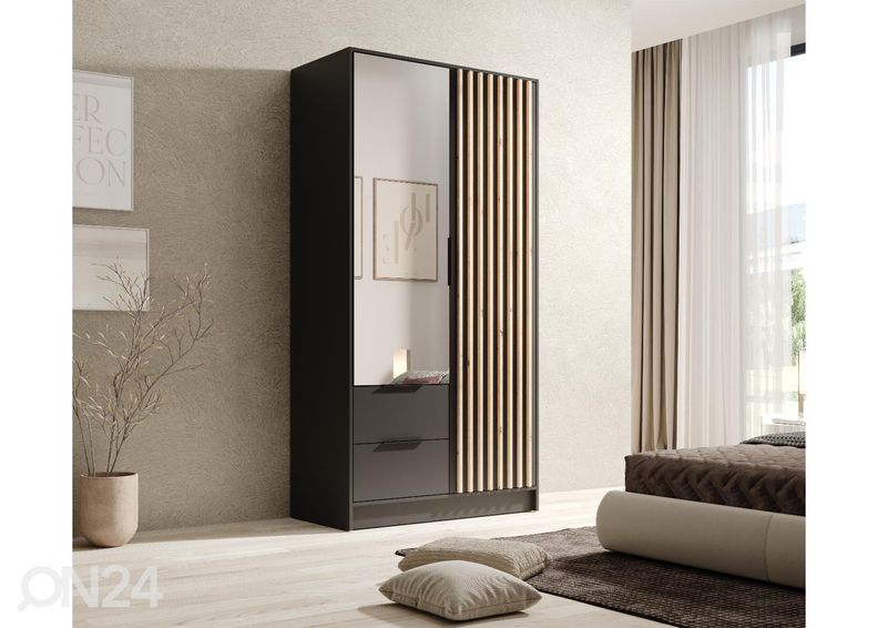 Riidekapp Moselle 100 cm suurendatud