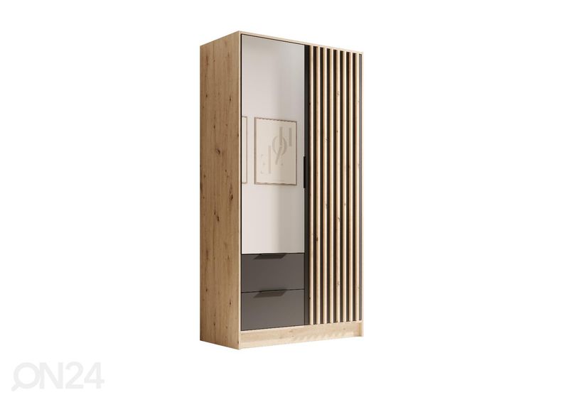 Riidekapp Moselle 100 cm suurendatud