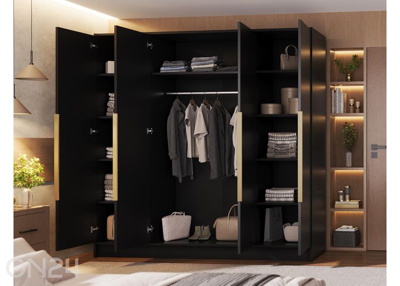Riidekapp Palladio 200 cm suurendatud