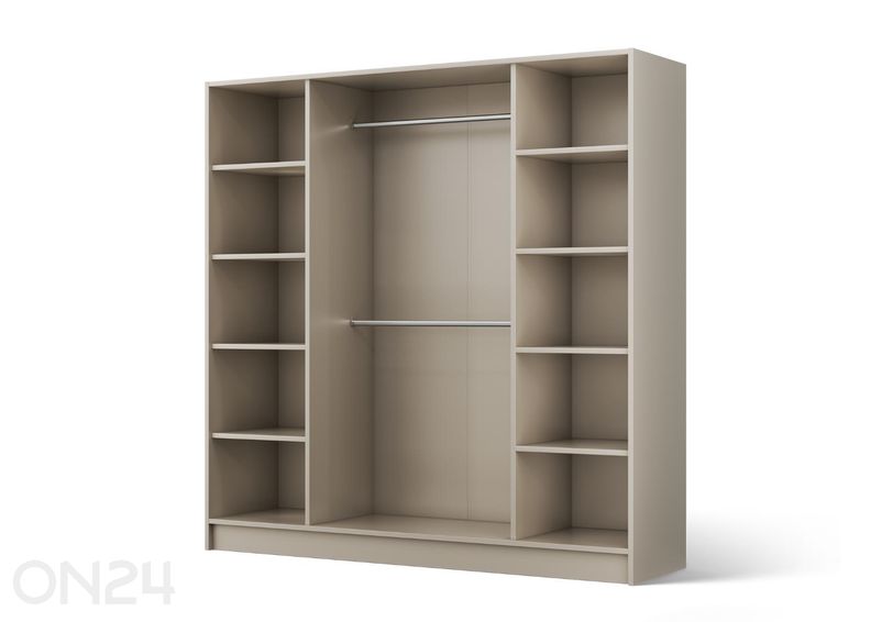 Riidekapp Palladio 200 cm suurendatud