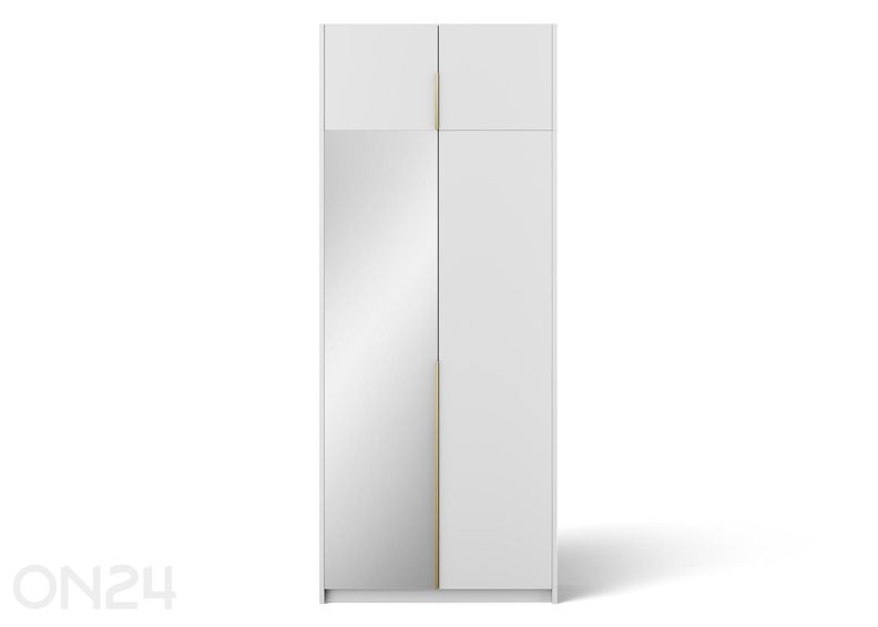 Riidekapp peegliga Alera II 100 cm suurendatud