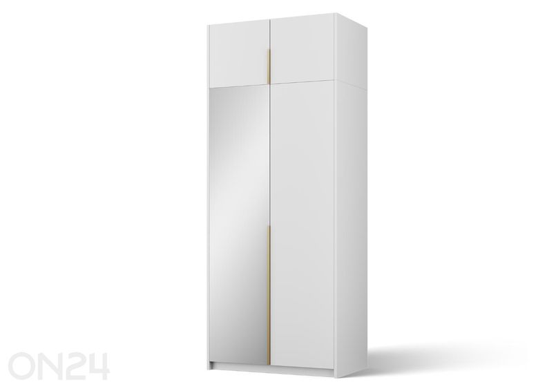 Riidekapp peegliga Alera II 100 cm suurendatud