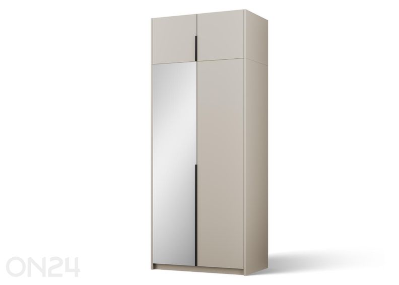 Riidekapp peegliga Alera II 100 cm suurendatud