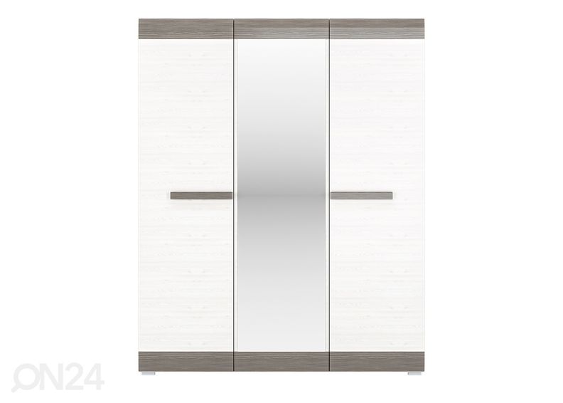 Riidekapp peegliga Bianca 163 cm suurendatud