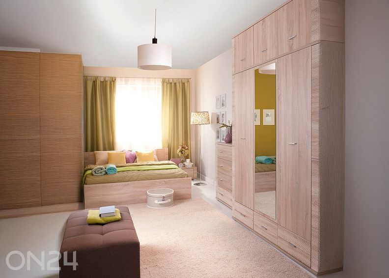 Riidekapp peegliga Gress suurendatud