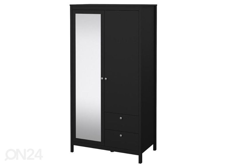 Riidekapp peegliga Madrid 102 cm suurendatud