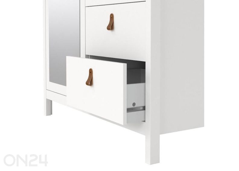 Riidekapp peegliga Madrid 102 cm suurendatud