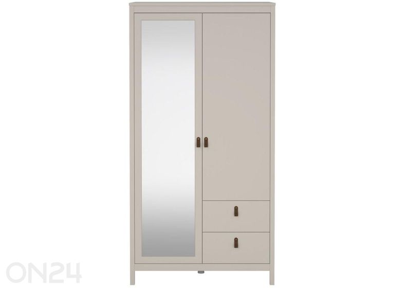 Riidekapp peegliga Madrid 102 cm suurendatud