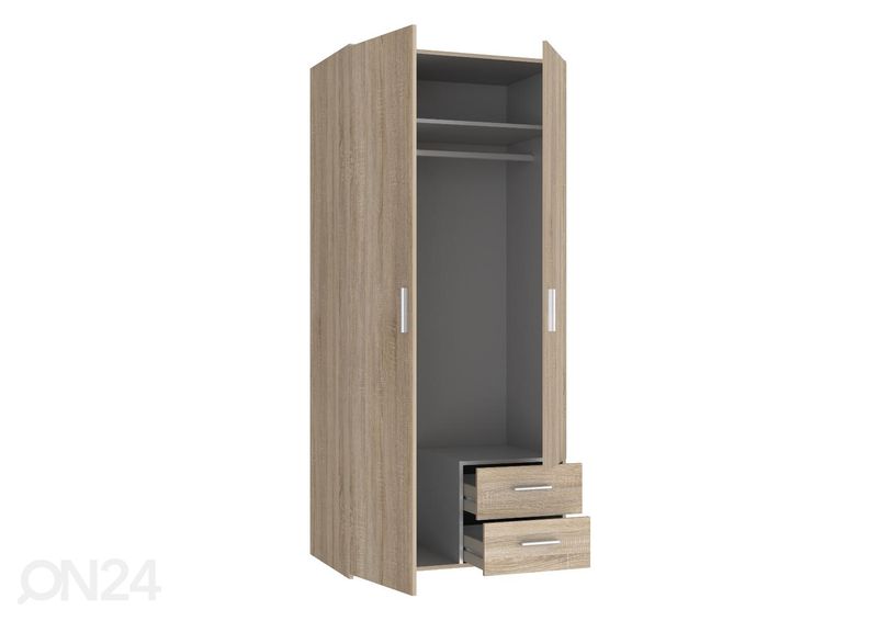 Riidekapp Perla 88 cm suurendatud
