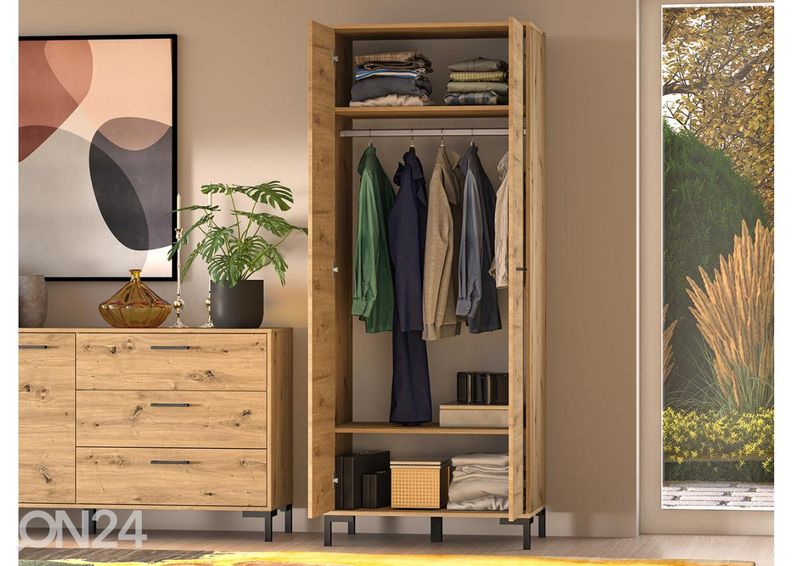 Riidekapp Porto 80 cm suurendatud