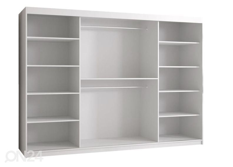 Riidekapp Riflo II 250 cm suurendatud