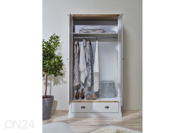 Riidekapp Sandringham, hall/tammepeits suurendatud