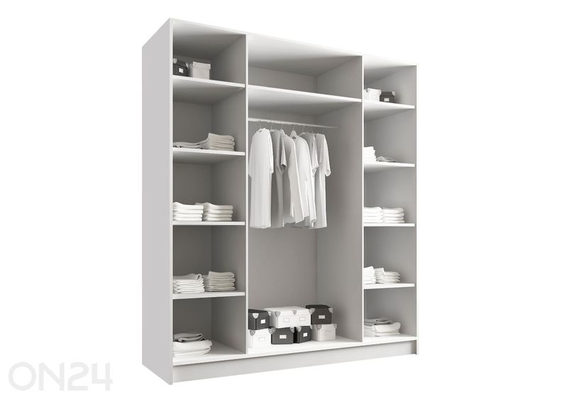 Riidekapp Santi I 200 cm suurendatud