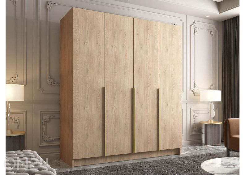 Riidekapp Santi I 200 cm suurendatud