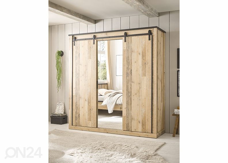 Riidekapp Sherwood 201 cm suurendatud