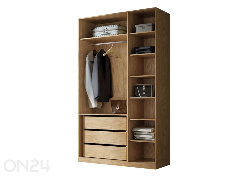 Riidekapp Soreno 135 cm suurendatud