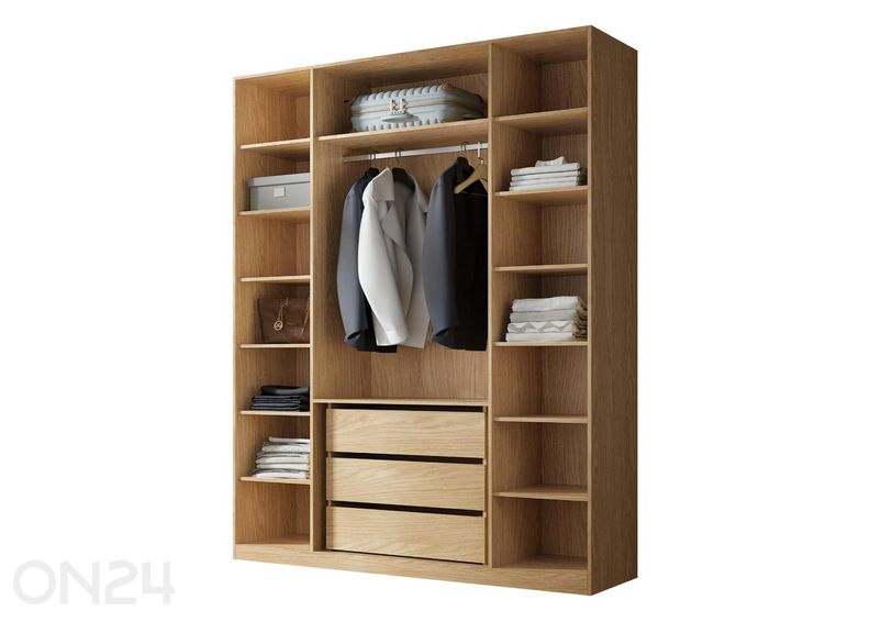 Riidekapp Soreno 180 cm suurendatud