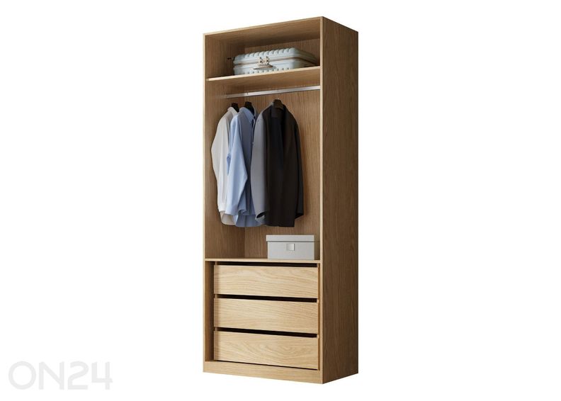 Riidekapp Soreno 90 cm suurendatud