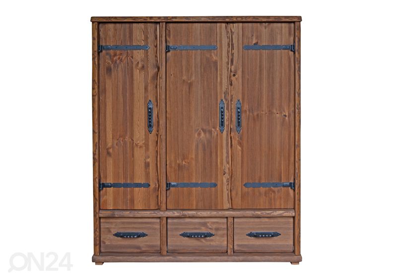 Riidekapp täispuidust suurendatud