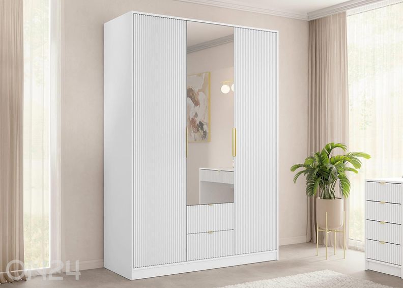 Riidekapp Tireno 151 cm suurendatud