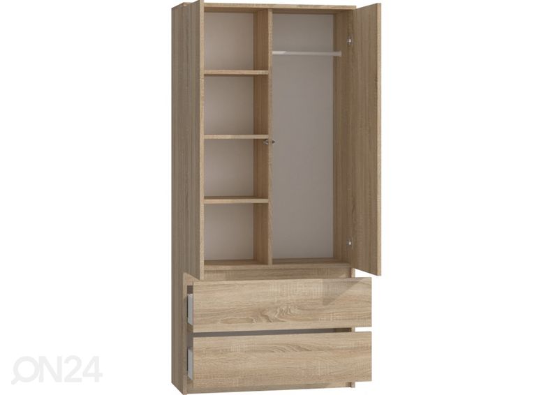 Riidekapp Trent 90 cm suurendatud