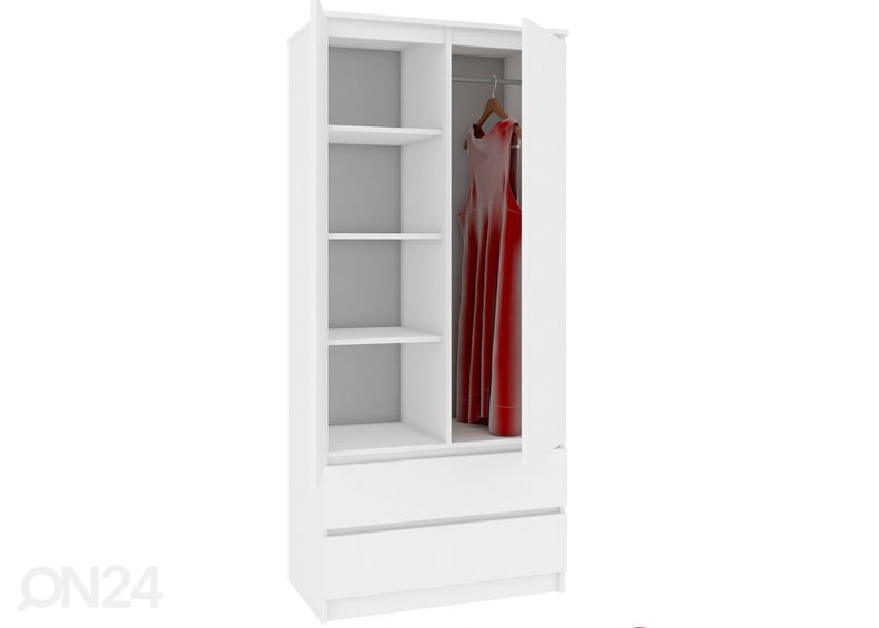 Riidekapp Trent 90 cm suurendatud