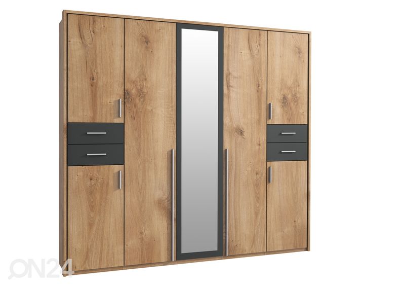Riidekapp Vegas 225 cm + raam suurendatud