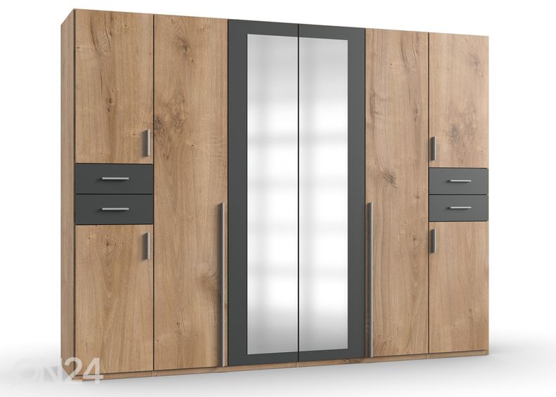 Riidekapp Vegas 270 cm + raam suurendatud