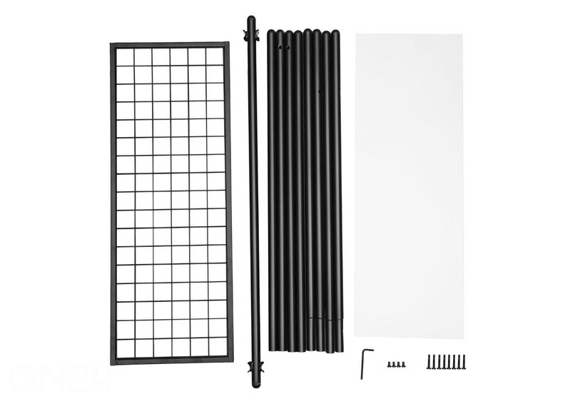 Riidestange, must suurendatud