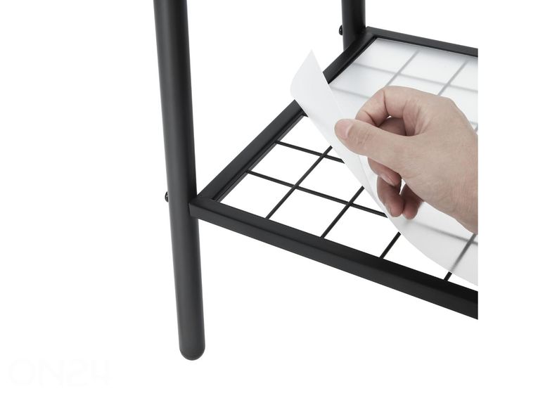 Riidestange, must suurendatud