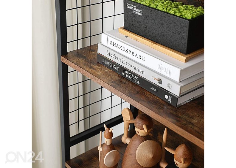 Riiul 74 cm, pruun/must suurendatud