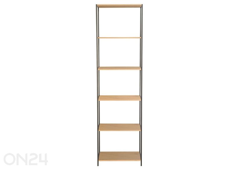 Riiul Harper 50x30xH180 cm, saar/must suurendatud