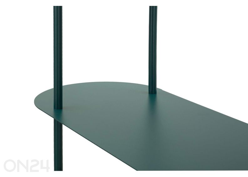 Riiul Saturno 118X31X139 cm, sinakasroheline suurendatud