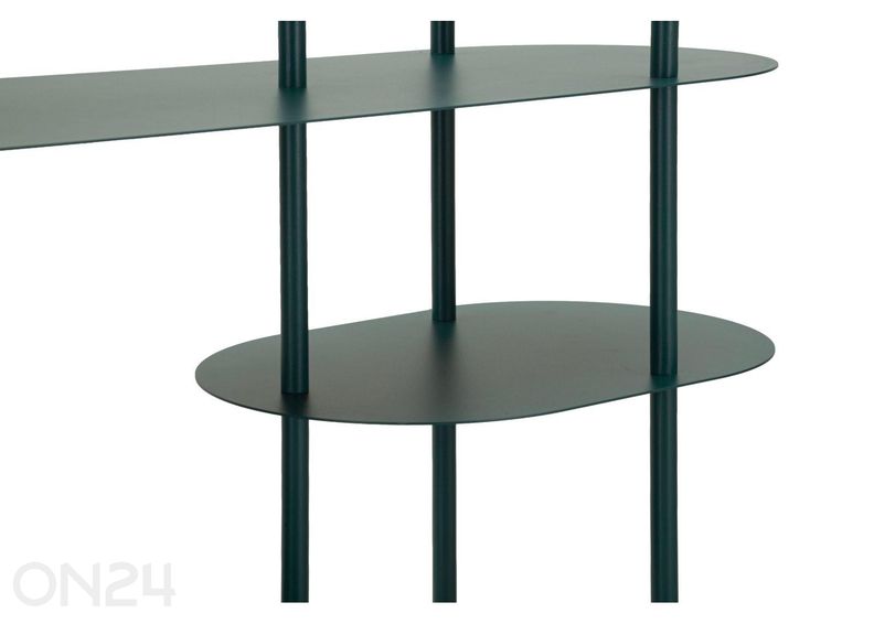 Riiul Saturno 118X31X139 cm, sinakasroheline suurendatud