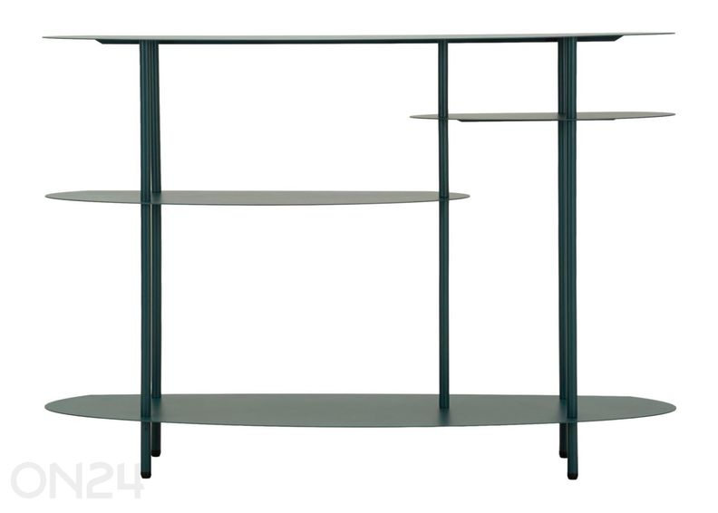 Riiul Saturno 118x34x82 cm, sinakasroheline suurendatud