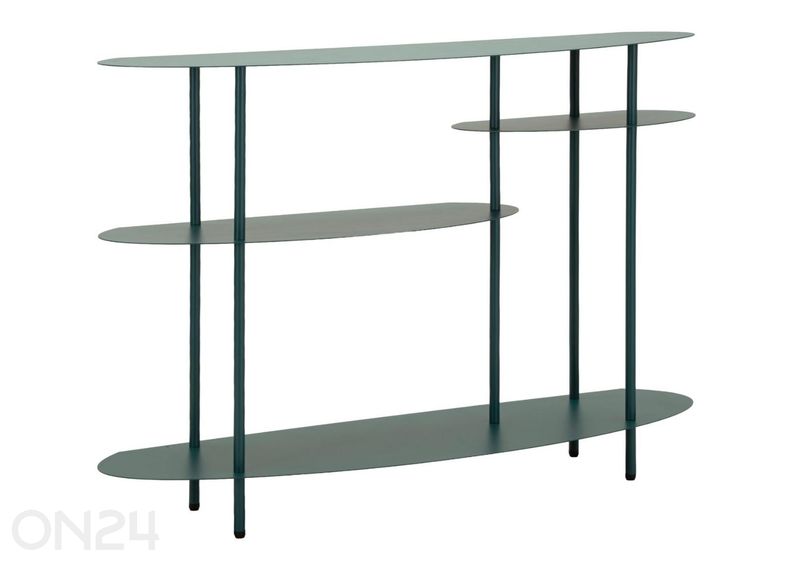 Riiul Saturno 118x34x82 cm, sinakasroheline suurendatud