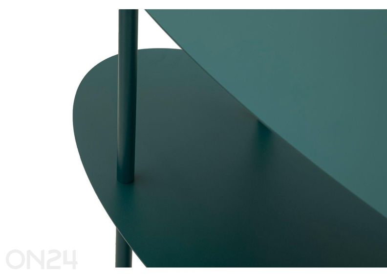 Riiul Saturno 118x34x82 cm, sinakasroheline suurendatud