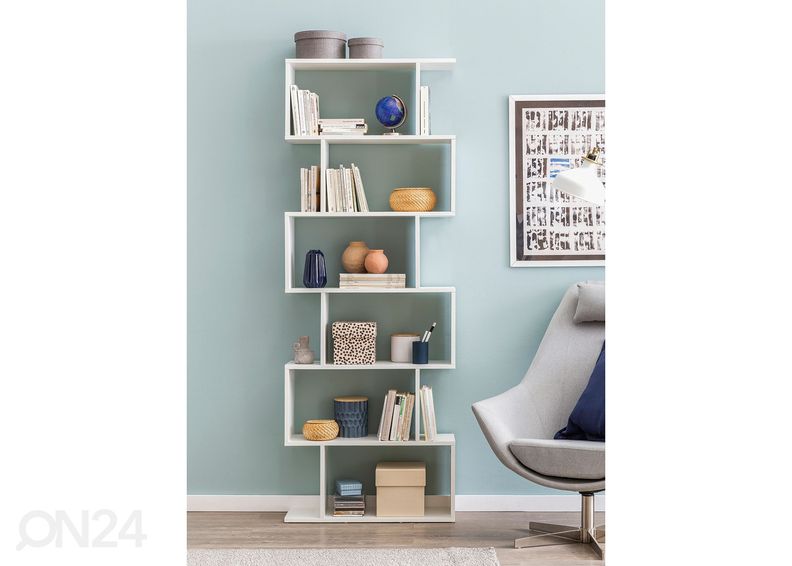 Riiul, valge suurendatud