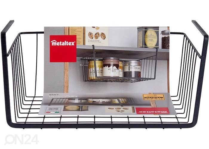 Riiulikorv Kanguro 30, 30x26x14 cm, must suurendatud