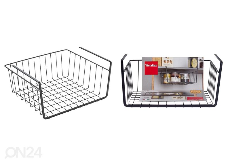 Riiulikorv Kanguro 30, 30x26x14 cm, must suurendatud