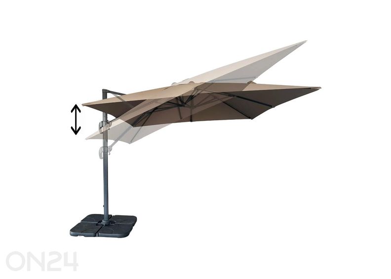 Rippuv päikesevari Baza suurendatud