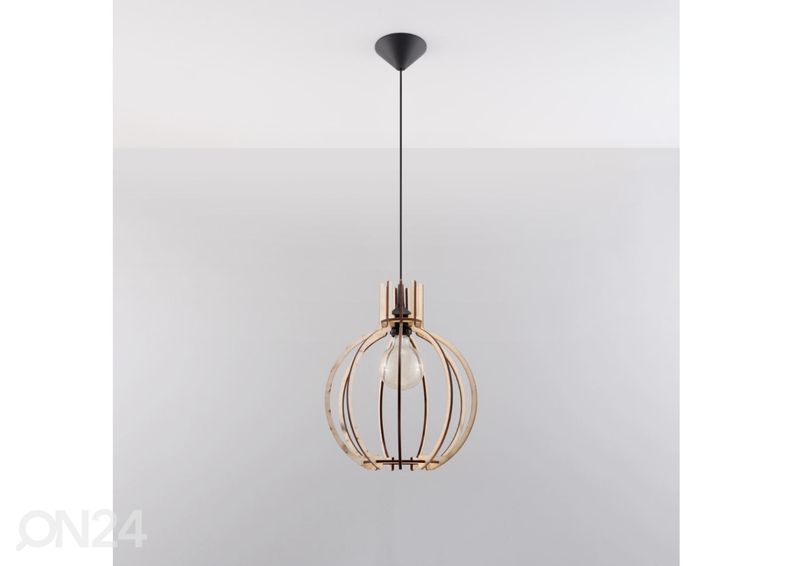 Rippvalgusti Arancia, naturaalne puit suurendatud