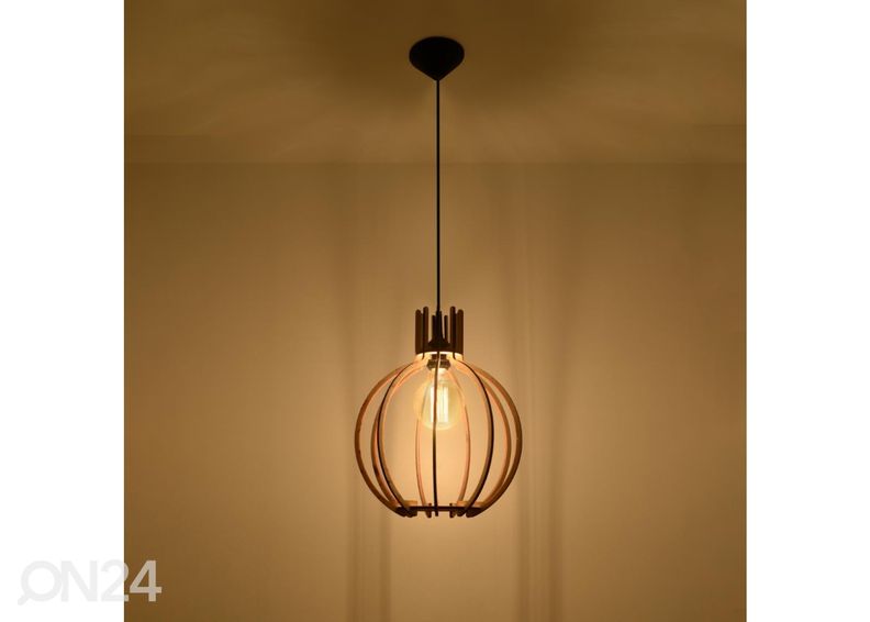 Rippvalgusti Arancia, naturaalne puit suurendatud