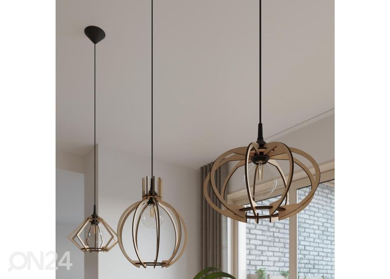 Rippvalgusti Arancia, naturaalne puit suurendatud