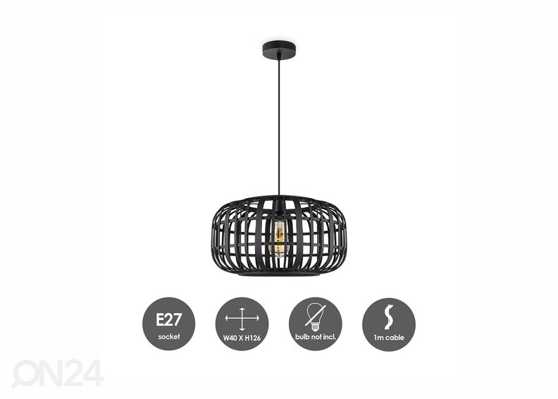 Rippvalgusti Bamboo suurendatud