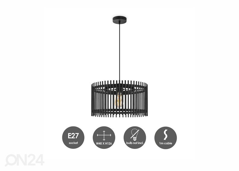 Rippvalgusti Bamboo suurendatud