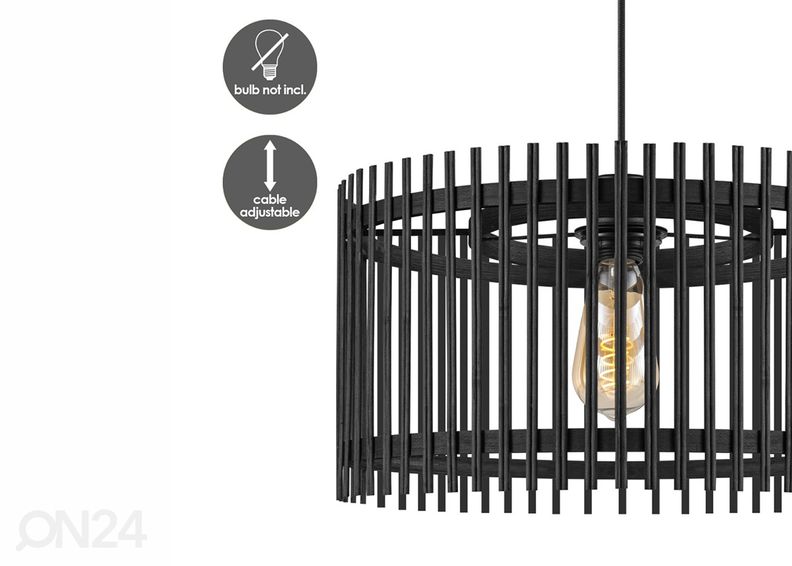 Rippvalgusti Bamboo suurendatud