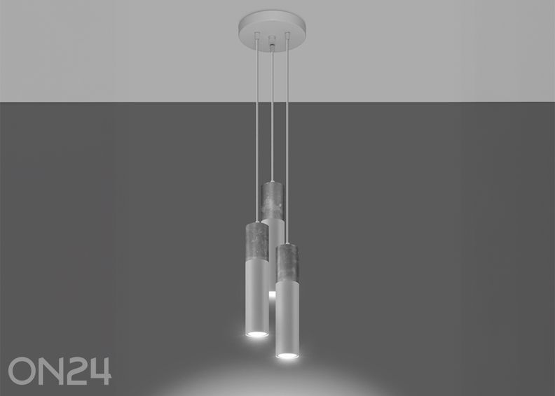 Rippvalgusti Borgio 3P, valge suurendatud